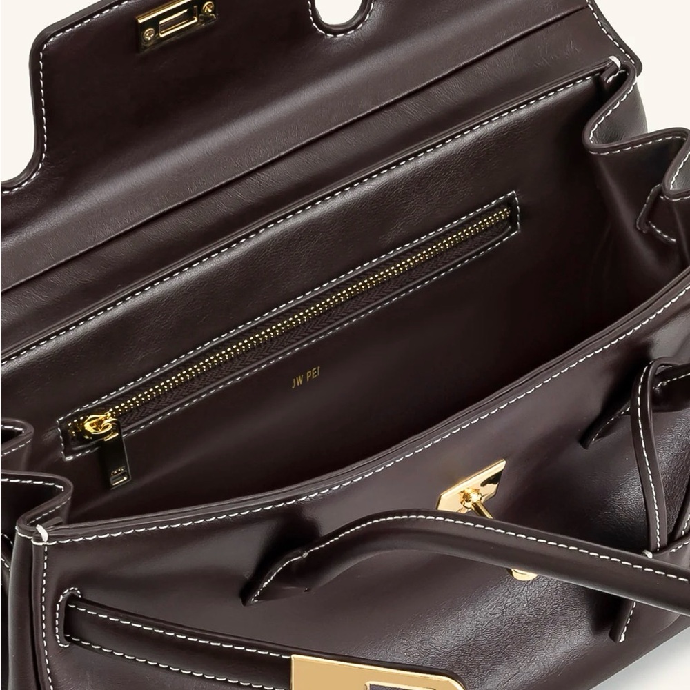 JW Pei Yara Brown Shoulder Bag Y2K - Picture 5 of 6